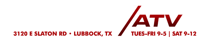 Lubbock's place for Hand-Picked & Inspected used ATVs & UTVs